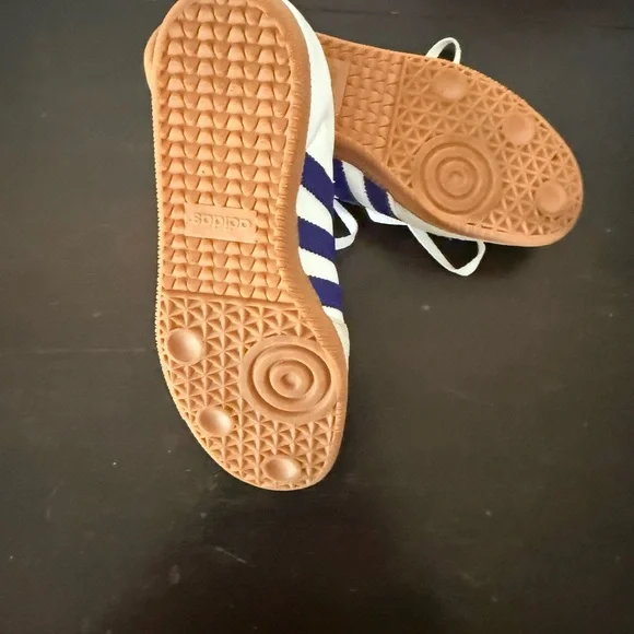 Adidas White and purple Samba Sneakers OG size 8 1/2 - Picture 9 of 12